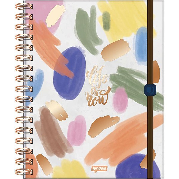 Caderno 01x1 capa dura la creme neo 80fls - jandaia (unidade)