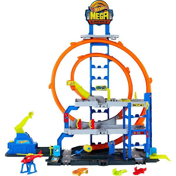 Hot wheels pista city mega garagem - mattel (unidade)