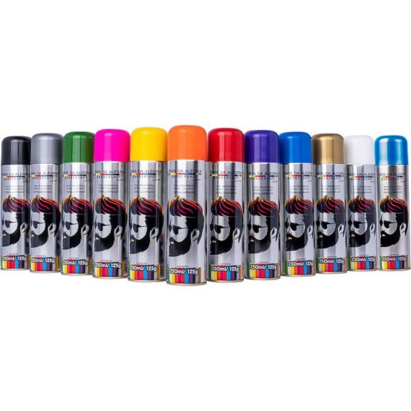 Pinta cabelo 250ml sortidas - dalegria (cx.c/12)