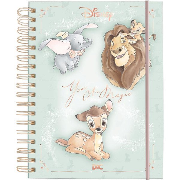 Caderno 01x1 capa dura disney classics smart univ c/e - dac (unidade)