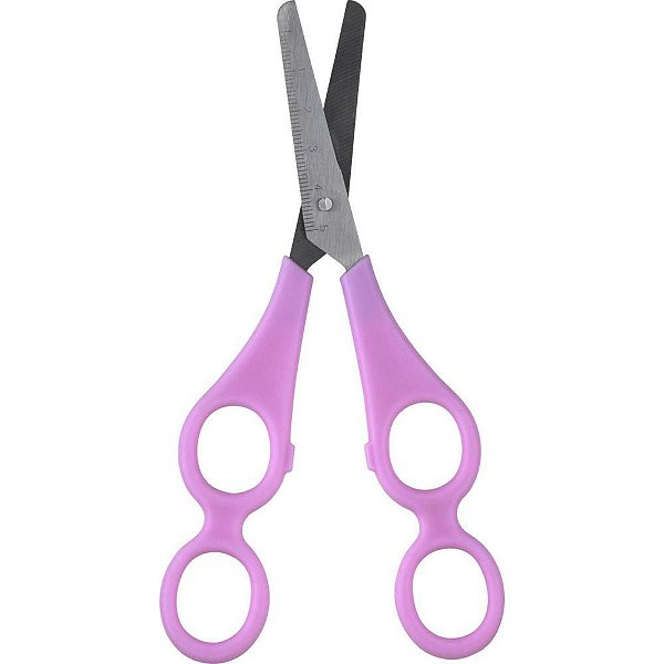 Tesoura escolar dupla 17cm (s) - brw (dp.c/12)
