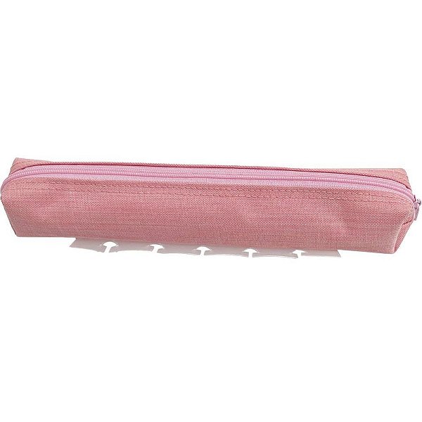 Estojo simples para caderno de disco rosa - kit (unidade)