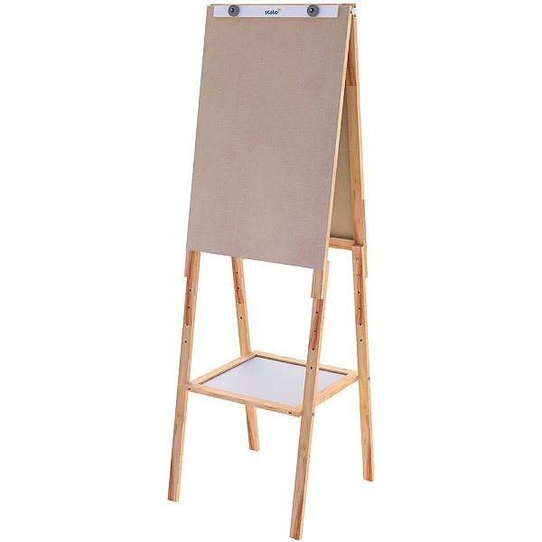 Cavalete para flip-chart duplo compact line 2em1 87.6cm - stalo (unidade)