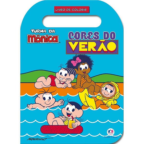 Livro infantil colorir carregue-me turma da monica 32 - magic kids (unidade)
