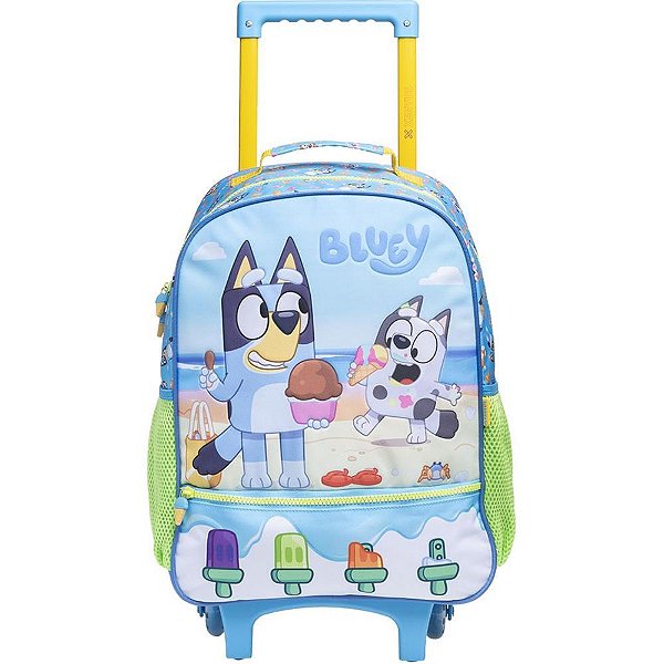 Mochila infantil com rodinha bluey x gr - xeryus (unidade)