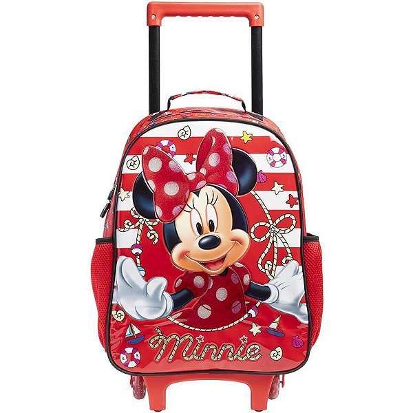 Mochila infantil com rodinha minnie x - xeryus (unidade)
