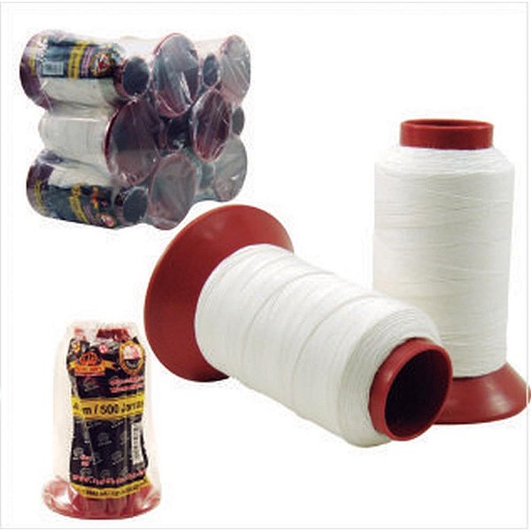 Linha para pipa n.10 c/455m. 500 jardas - real seda (pct.c/12)