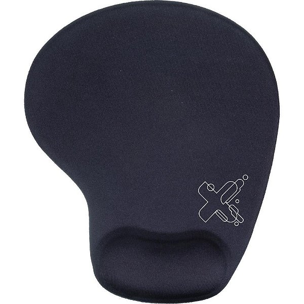 Mouse pad tecido smart c/apoio gel pt - maxprint (unidade)