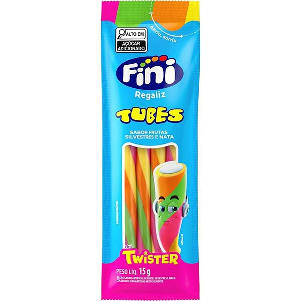 Doce tubes twister 15g. - fini (dp.c/12)