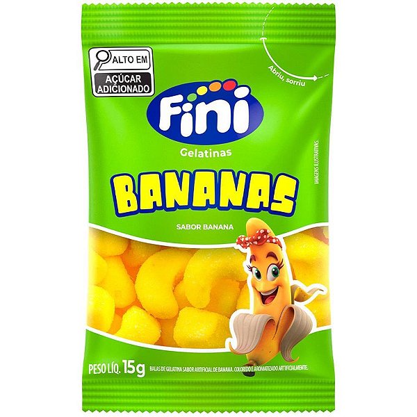 Doce bananas 15g. - fini (dp.c/12)