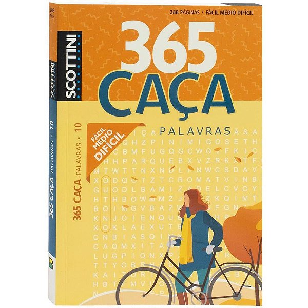 Livro de atividades caca-palavras 365 scottini n10 - todolivro (unidade)