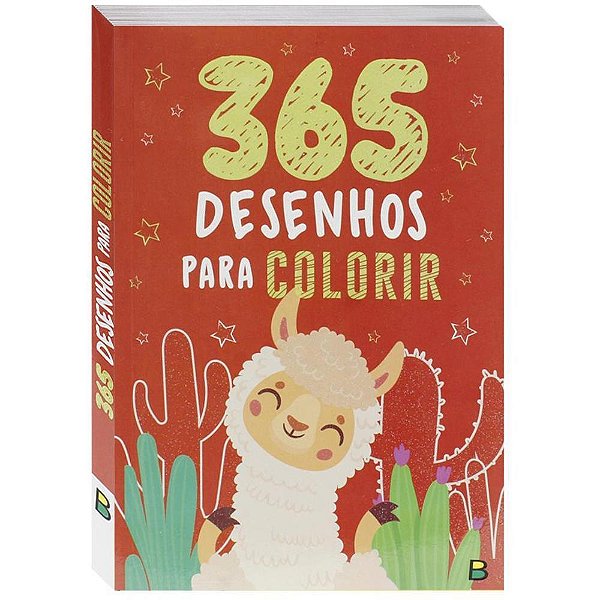 Livro infantil colorir 365 desenhos p/colorir vm 288p - todolivro (unidade)