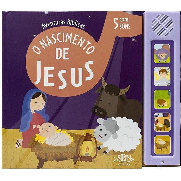Livro sonoro nascimento de jesus 22x19,5 6p - todolivro (unidade)