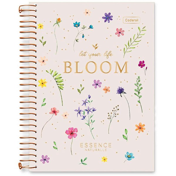 Caderno 10x1 cp.dura colegial essence naturalle 160fls. - cadersil (pct.c/04)
