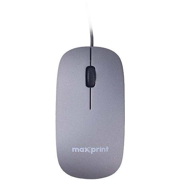 Mouse optico usb 1200dpi surface cinza 2.0m - maxprint (unidade)
