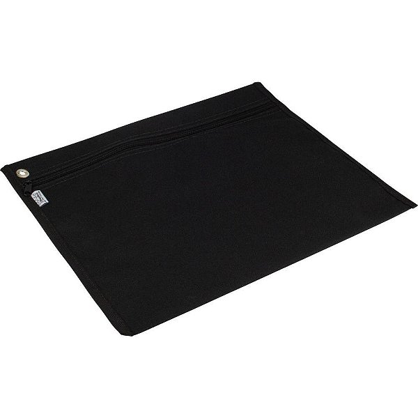 Pasta malote nylon 37x29cm oficio preta - goodie (unidade)