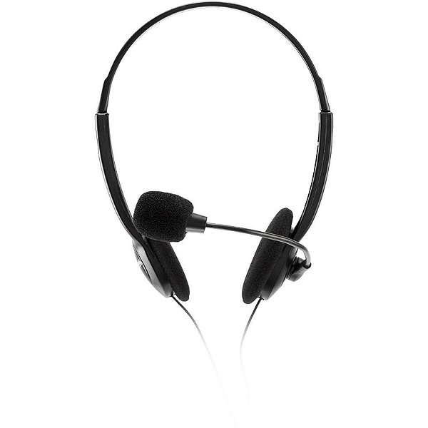 Fone de ouvido com microfone headset standard p2 - maxprint (unidade)
