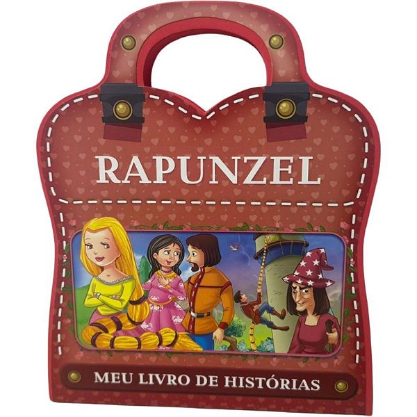 Livro infantil ilustrado maleta eva rapunzel 20x24 25p - pae editora (unidade)