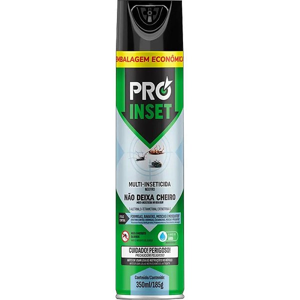 Repelente de insetos proinset inseticida 350ml s/ch - baston (unidade)