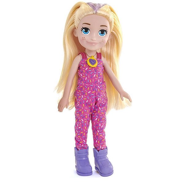 Boneca polly pocket picnic c/06 acess - pupee brinquedos (unidade)