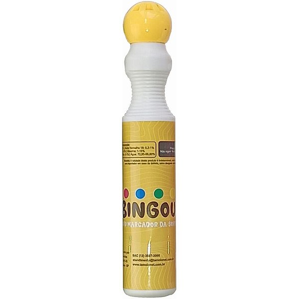 Marcador para bingo amarelo 40ml - tamoio (cx.c/06)