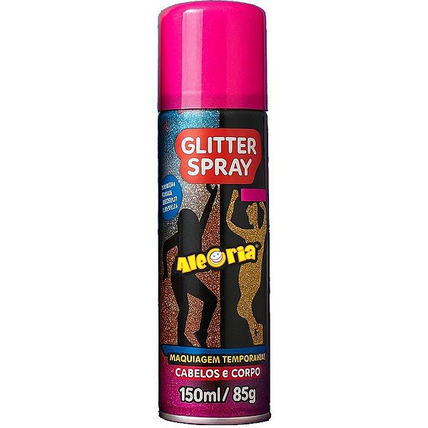Pinta cabelo 150ml glitter cabelo/corpo rs - dalegria (cx.c/12)