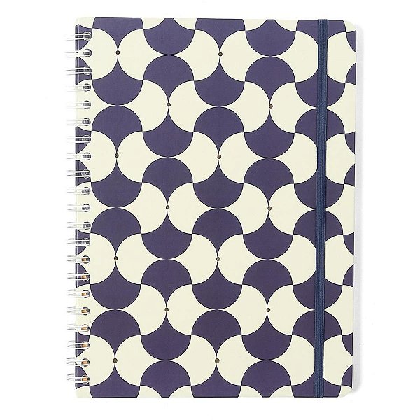 Caderno 01x1 cp.dura colegial bossa nova boemia azul 80f - cicero (unidade)