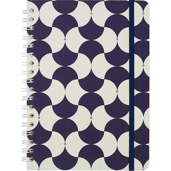 Caderno 01x1 cp.dura colegial bossa nova boemia azul 80fls. - cicero (unidade)