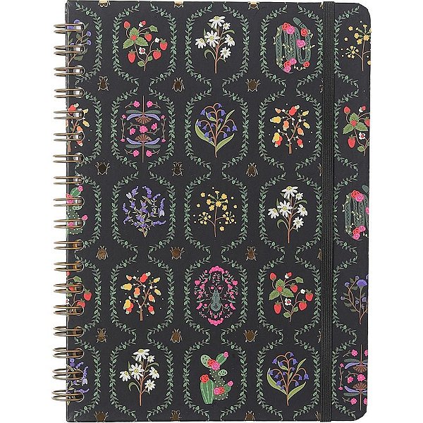 Caderno 01x1 cp.dura colegial jardim preto 80f - cicero (unidade)