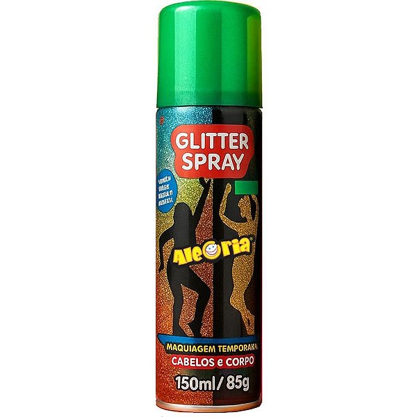 Pinta cabelo 150ml glitter cabelo/corpo vd - dalegria (cx.c/12)