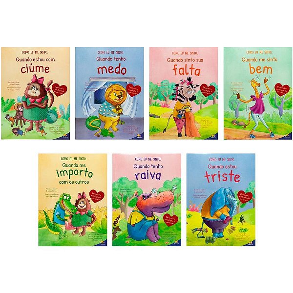 Livro infantil ilustrado como me sinto ii 20x27 36p 7ti - todolivro (pct.c/07)