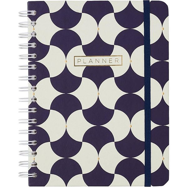 Agenda/planner permanente bossa nova azul 100f 148x210mm - cicero (unidade)