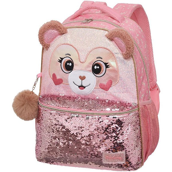Mochila infantil pack me teddy bear - pacific (unidade)