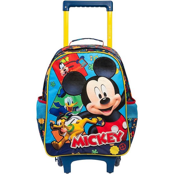 Mochila infantil com rodinha mickey r - xeryus (unidade)
