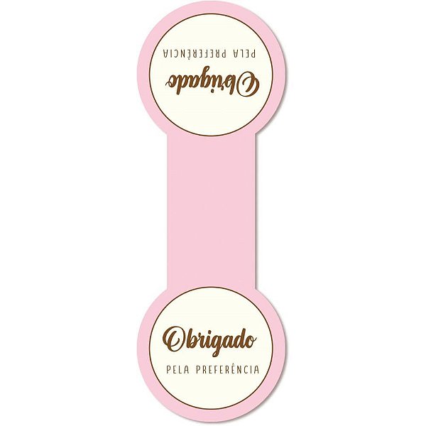 Etiqueta adesiva obrigado p/prefere.110mmx235mm - packpel (pct.c/10)