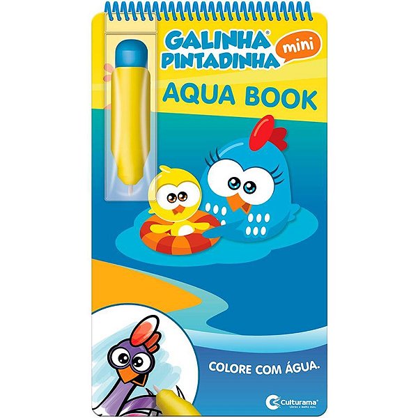 Livro aquabook galinha pintadinha 24,5x14 10p - culturama (unidade)