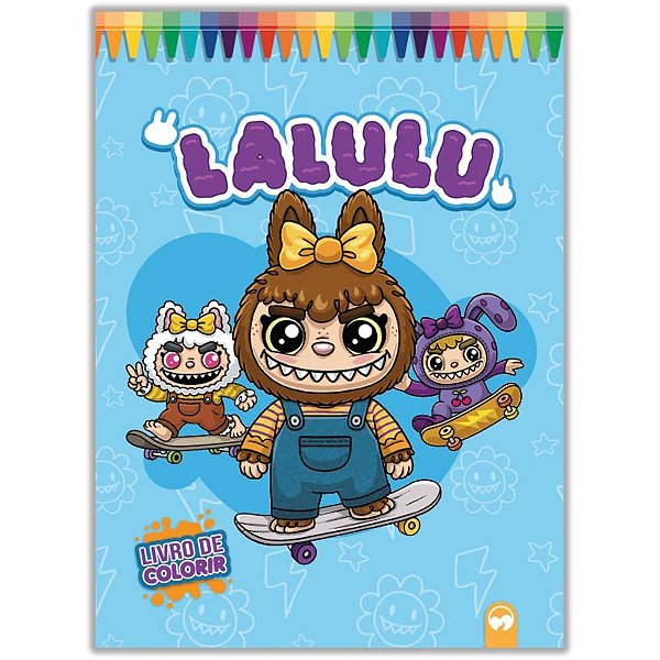 Livro infantil colorir gigante lalulu 10pg 27x36cm - vale das letras (unidade)