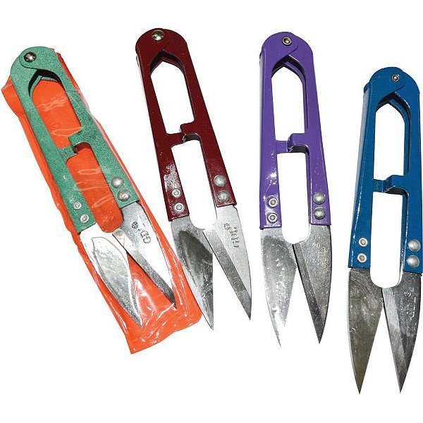 Tesoura costura arremate metal 9cm - kit (unidade)