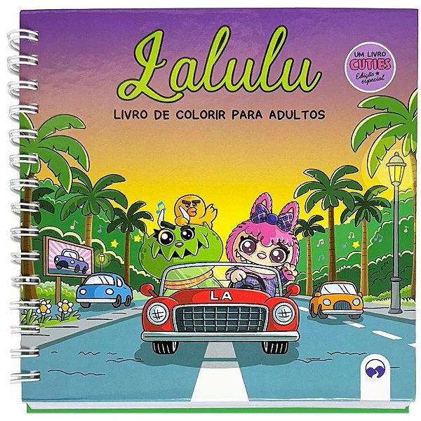 Livro de colorir lalulu cuties 80p cd 21x21cm - vale das letras (unidade)