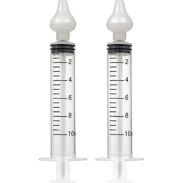 Aspirador nasal lavador nasal seringa c/02unid - buba (blister)