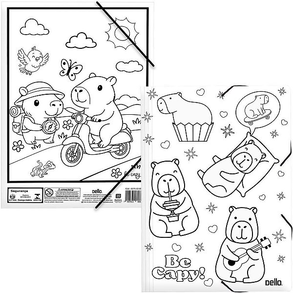 Pasta aba elastica plastica capivara ar be cappy ii p/colo - dello (pct.c/10)