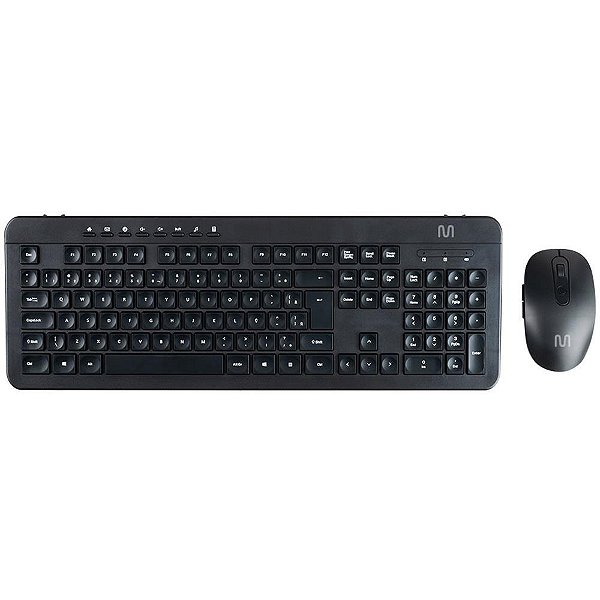 Kit perifericos tecl+mouse s/fio 1600dpi silen - multi (kit)