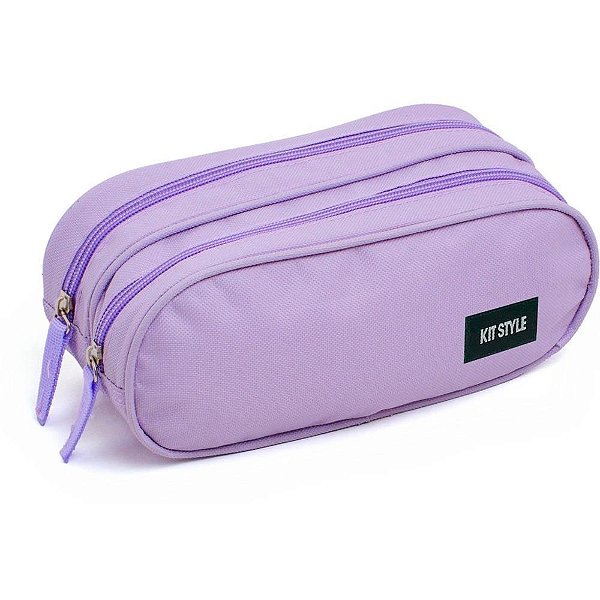 Estojo duplo style retangular candy (s) - kit (unidade)