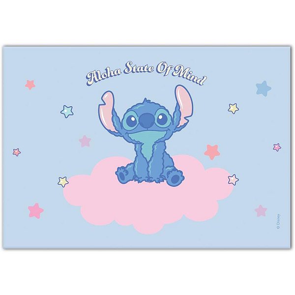 Papel de carta decorado stitch 90g c/envelope - foroni (unidade)