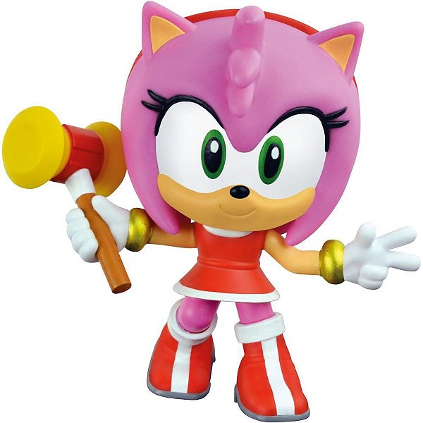 Boneco e personagem fandombox sonic amy rose 12cm - lider (unidade)