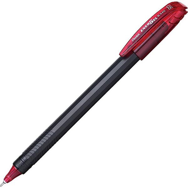 Caneta gel energel makkuro 0,5 vermelha - pentel (cx.c/12)