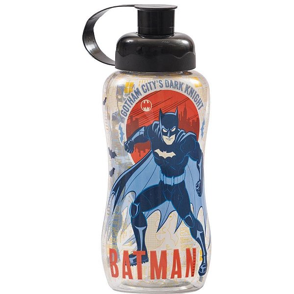 Squeeze batman sleeve pet 550ml (s) - plasduran (unidade)
