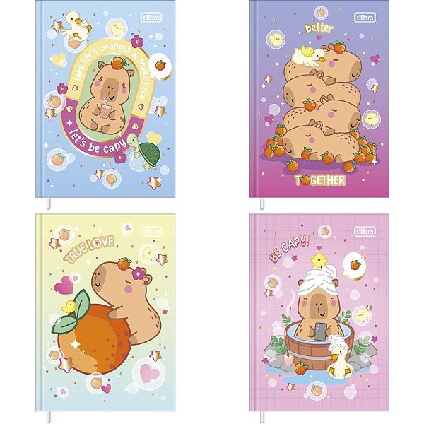 Caderneta 1/8 capyclub 96fls cd cost 105x148 - tilibra (pct.c/04)