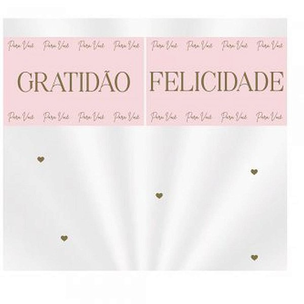 Saco para cesta 60x89cm essencia rosa quartz - xingo embalagens (pct.c/25)