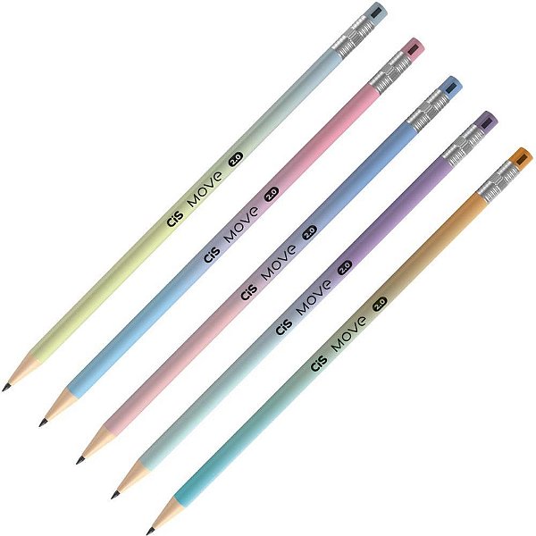 Lapiseira 2.0mm cis move 5 cores sortidas - sertic (dp.c/30)